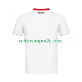 Eintracht Frankfurt Maglia Trasferta 2024/2025 Manica Corta